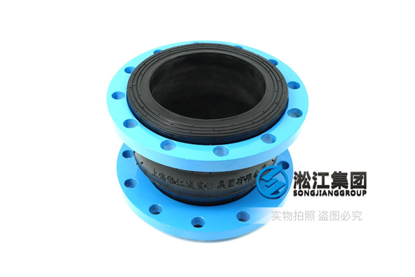 南寧供排水車間安裝DN125橡膠補償器